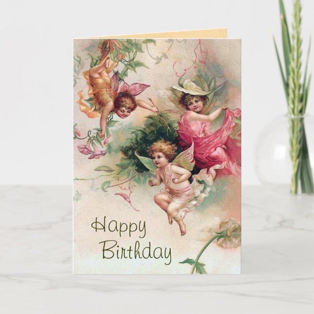 Faerie Birthday Card (Front)