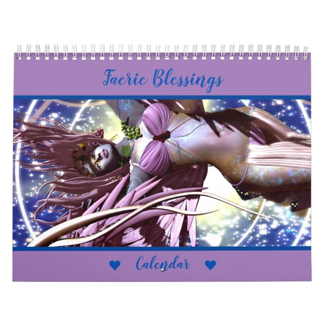 Faerie Blessings Fantasy Calendar (Cover)