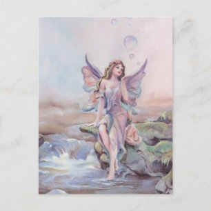 FAERIE BUBBLES by SHARON SHARPE Postcard