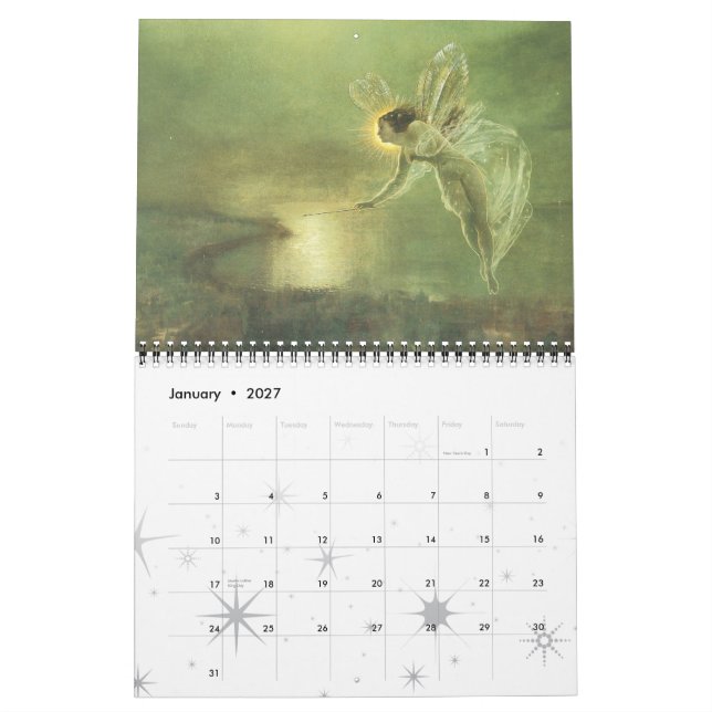 Faerie Calendar (Jan 2027)