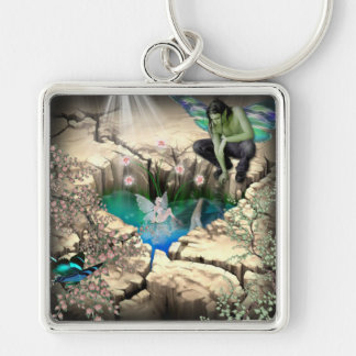 Faerie in Elven Pond Key Ring