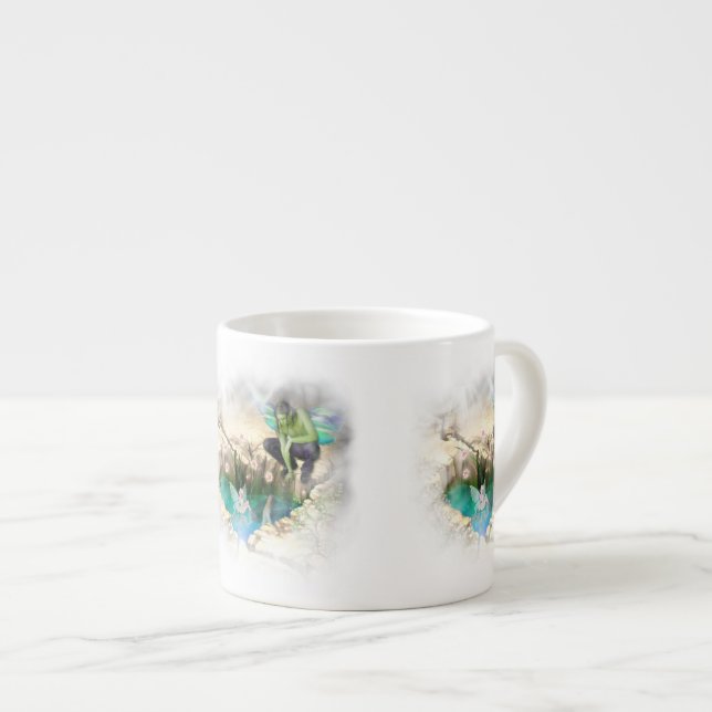 Faerie in Elven Pond Vignette Espresso Cup (Front Right)