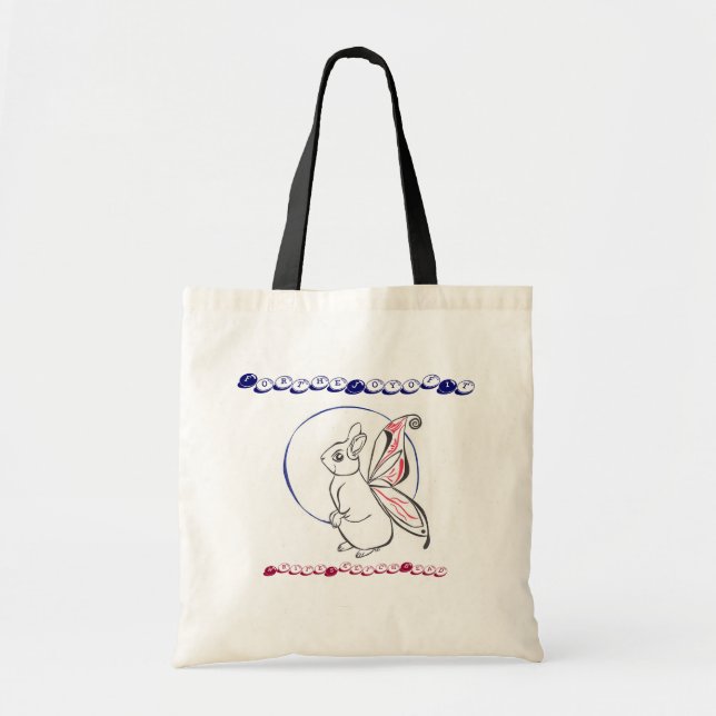 Faerie Rabbit Tote Bag (Front)
