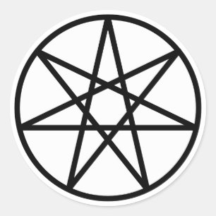 Faerie Star Classic Round Sticker