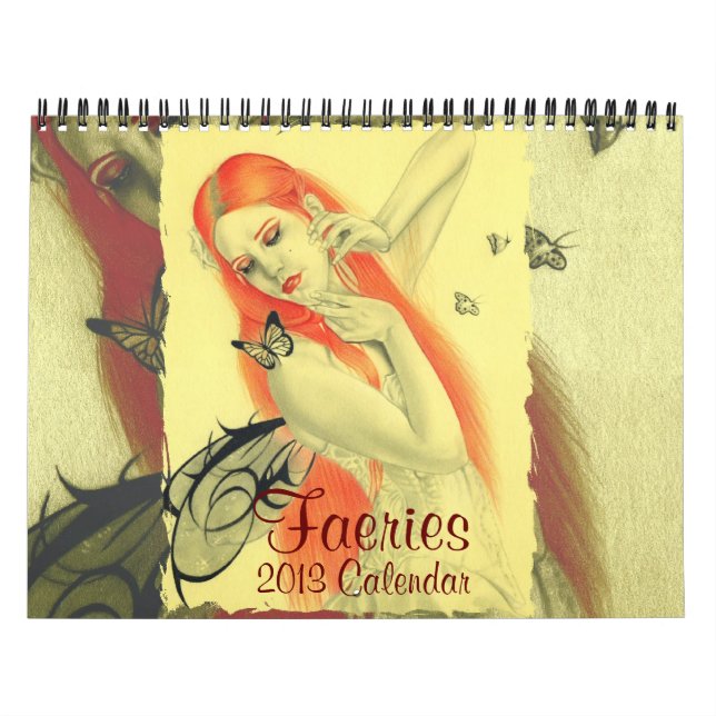 Faeries 2013 Calendar by KaterinaArt (Cover)
