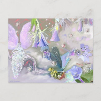 Faery in her Small World, postcard