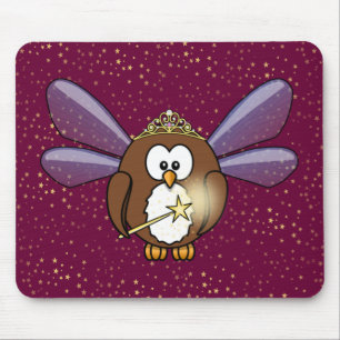 faery owl mouse pad