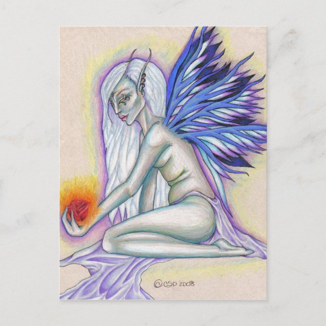 Faery Rose Postcard (Front)