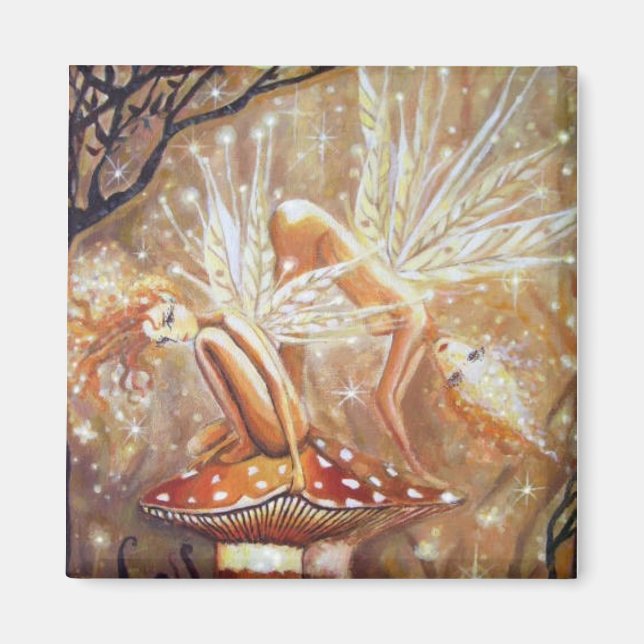 Faery/Sprites Magnet - " Earth Sprites" (Front)