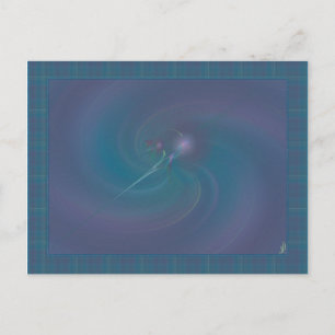 Faery Wand Abstract Art Postcard