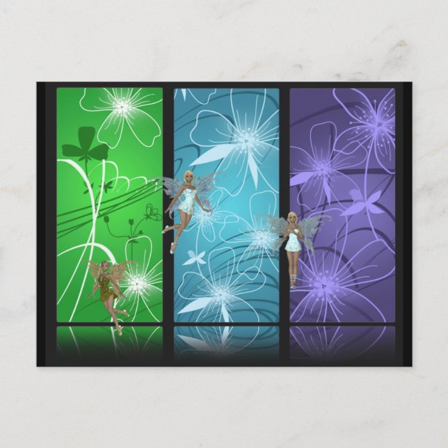 Faes in Flight Postcard (Front)