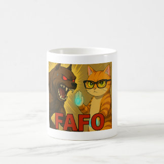 FAFO FACE OFF  COFFEE MUG