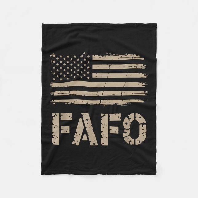 Fafo Flag  Fleece Blanket (Front)