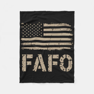 Fafo Flag Fleece Blanket
