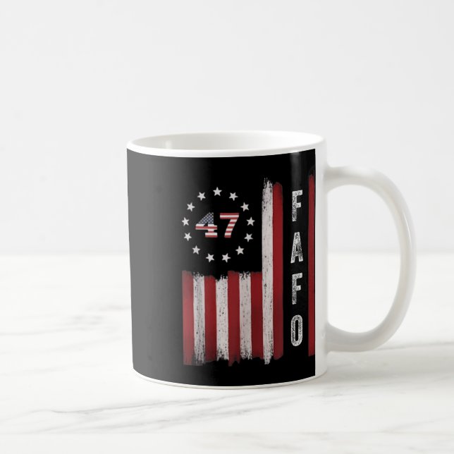 Fafo Flag Trump Funny  Coffee Mug (Right)