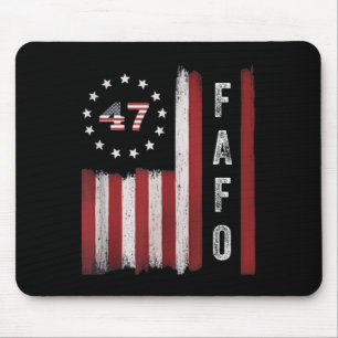 Fafo Flag Trump Funny Mouse Pad