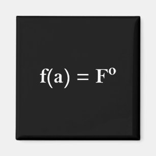 Fafo Math Equation Funny Novelty Math Teacher Nerd Magnet