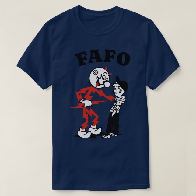FAFO retro vintage design T-Shirt (Design Front)