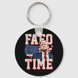 Fafo Trump Flag Funny Key Ring