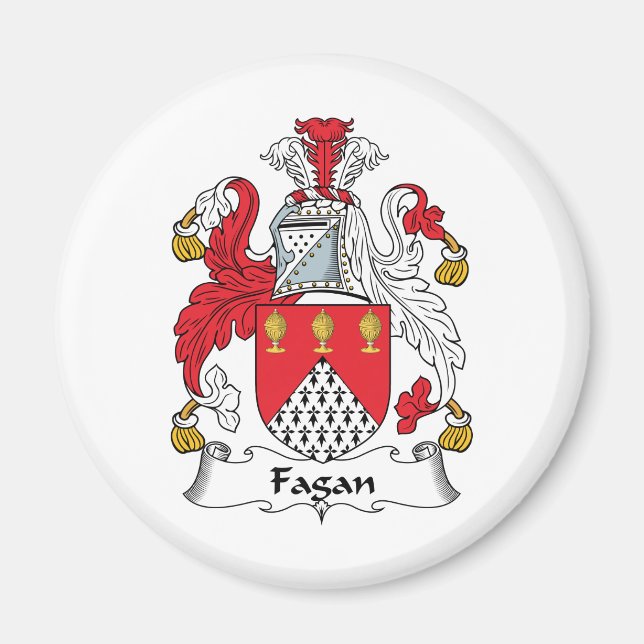 Fagan Family Crest Magnet (Front)