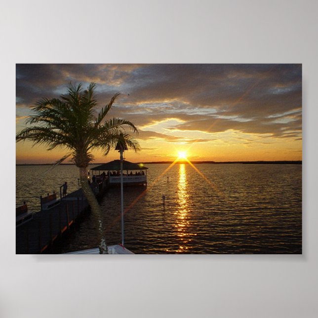 Fagers Island Sunset Poster (Front)