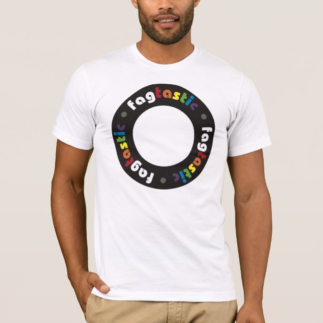 Fagtastic (Circle) Apparel T-Shirt (Front)