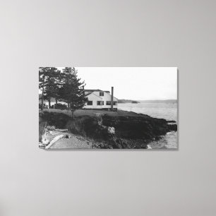 Fahlen's Hope Island Caf� in San Juan Islands Canvas Print
