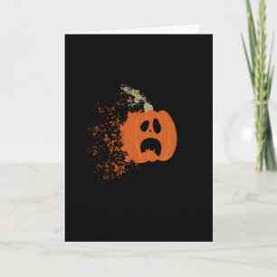 faiding pumpkin card