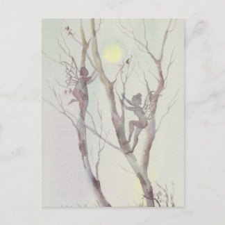 FAIERIES in the TREES by SHARON SHARPE Postcard