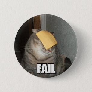 FAIL 6 CM ROUND BADGE