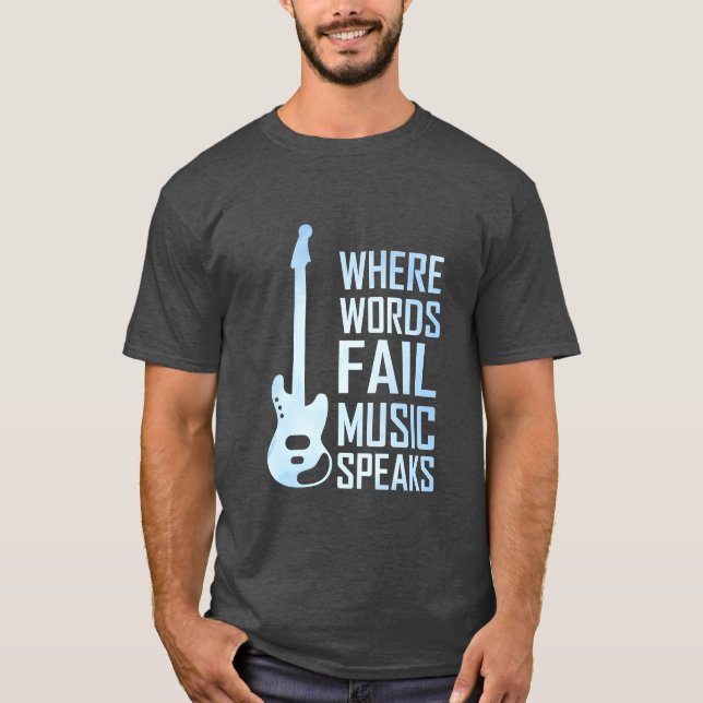 fail music funny T-Shirt (Front)