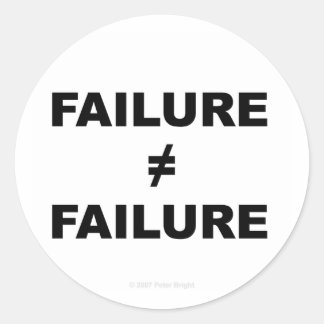 Failure does not equal Failure - Sticker