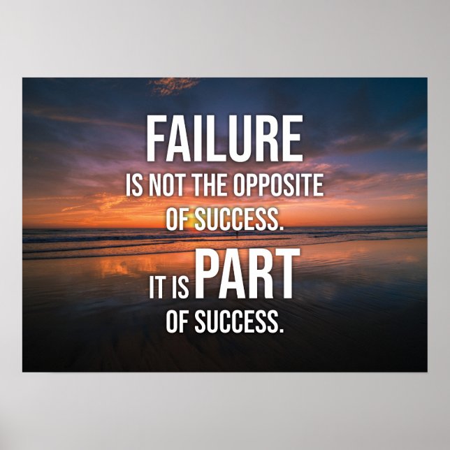 Failure Is A Part of Success Poster (Front)