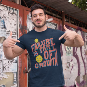 Failure Is Part of Growth – Motivational Graphic Tri-Blend Shirt