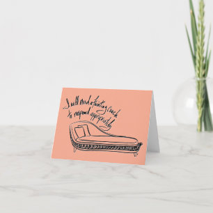 Fainting Couch Note Card
