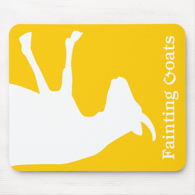 Fainting Goat Mouse Pad (Front)