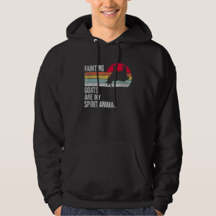 Fainting Goats Are My Spirit Animal - Funny Goat L Hoodie