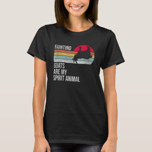 Fainting Goats Are My Spirit Animal - Funny Goat L T-Shirt