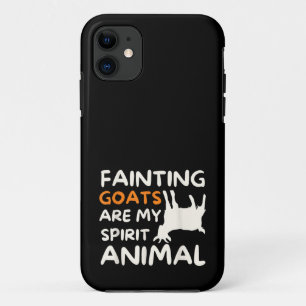 Fainting Goats Are My Spirit Animal Funny Goat Lov Case-Mate iPhone Case