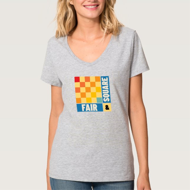 Fair and Square Tee with Colours (Front)