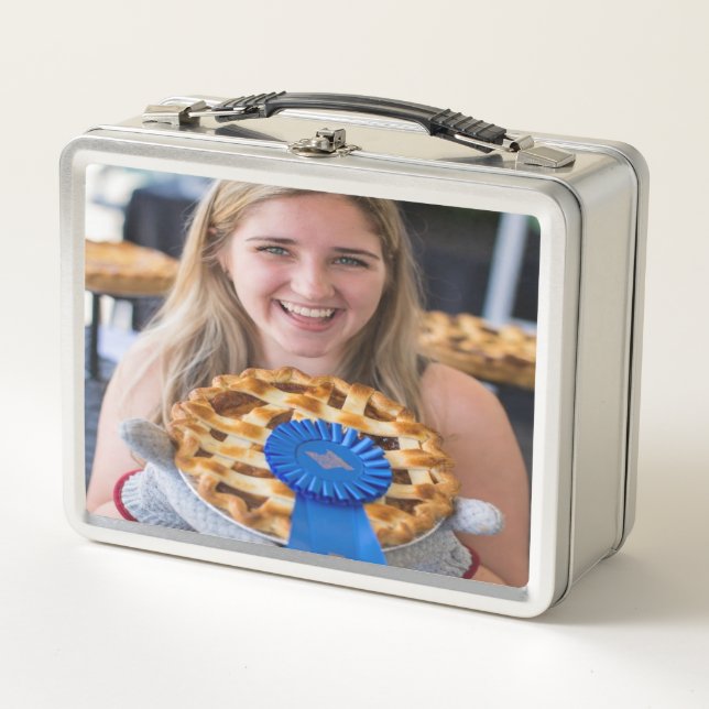Fair Baking Contest Photo Customize Metal Lunch Box (Front)