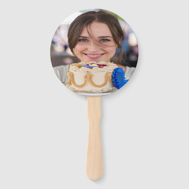 Fair Cooking Contest Photo Customize Hand Fan (Front)