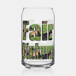 Fair Dinkum Aussie Slang Word With Kangaroos, Can Glass