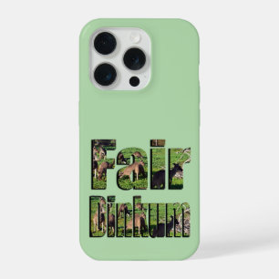 Fair Dinkum Aussie Slang Word With Kangaroos, iPhone 15 Pro Case