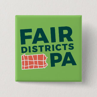 Fair Districts PA 2 " Button
