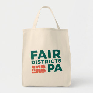 Fair Districts PA Grocery Tote Bag