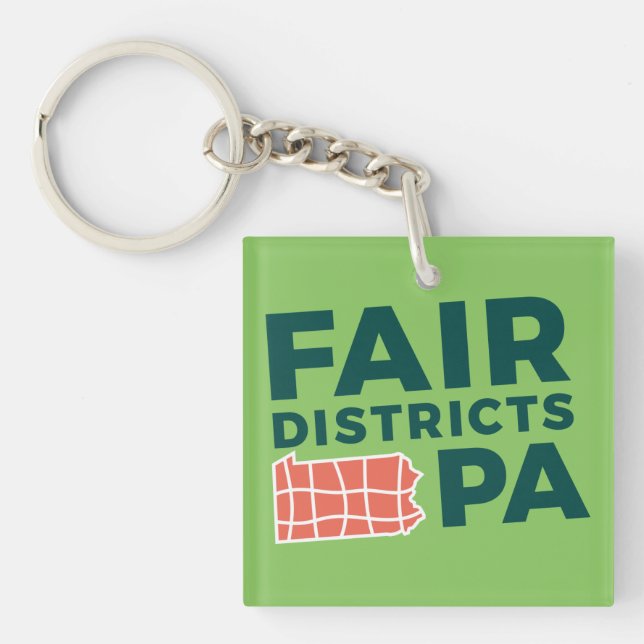 Fair Districts PA Keychain (Front)