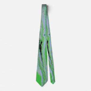 Fair Game 2 Black Green Abstract Apron Tie