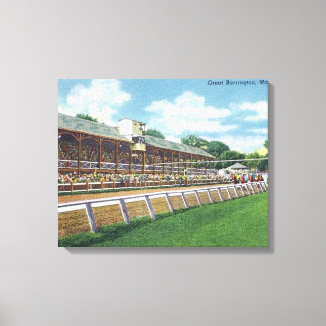 Fair Grounds Race Track View Canvas Print (Front)