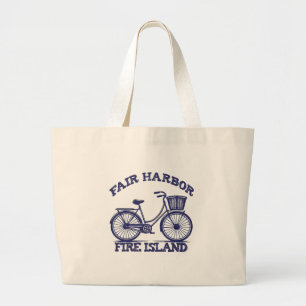 Fair Harbour Fire Island Beach thank you gift idea Large Tote Bag